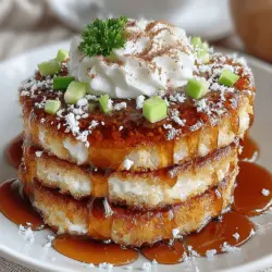 Apple Cinnamon Mini Pancake Stacks