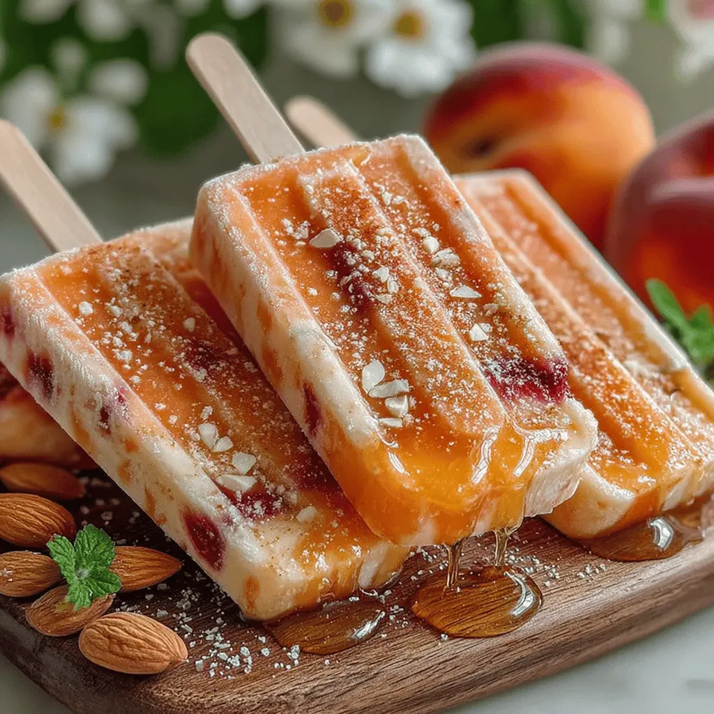 The key to achieving a creamy, smooth texture for your Frozen Yogurt Peach Ring Pops lies in the blending process. Begin by selecting ripe peaches, as they will contribute the most flavor and sweetness. If you prefer a sweeter base, consider adding a touch of honey or maple syrup during blending.