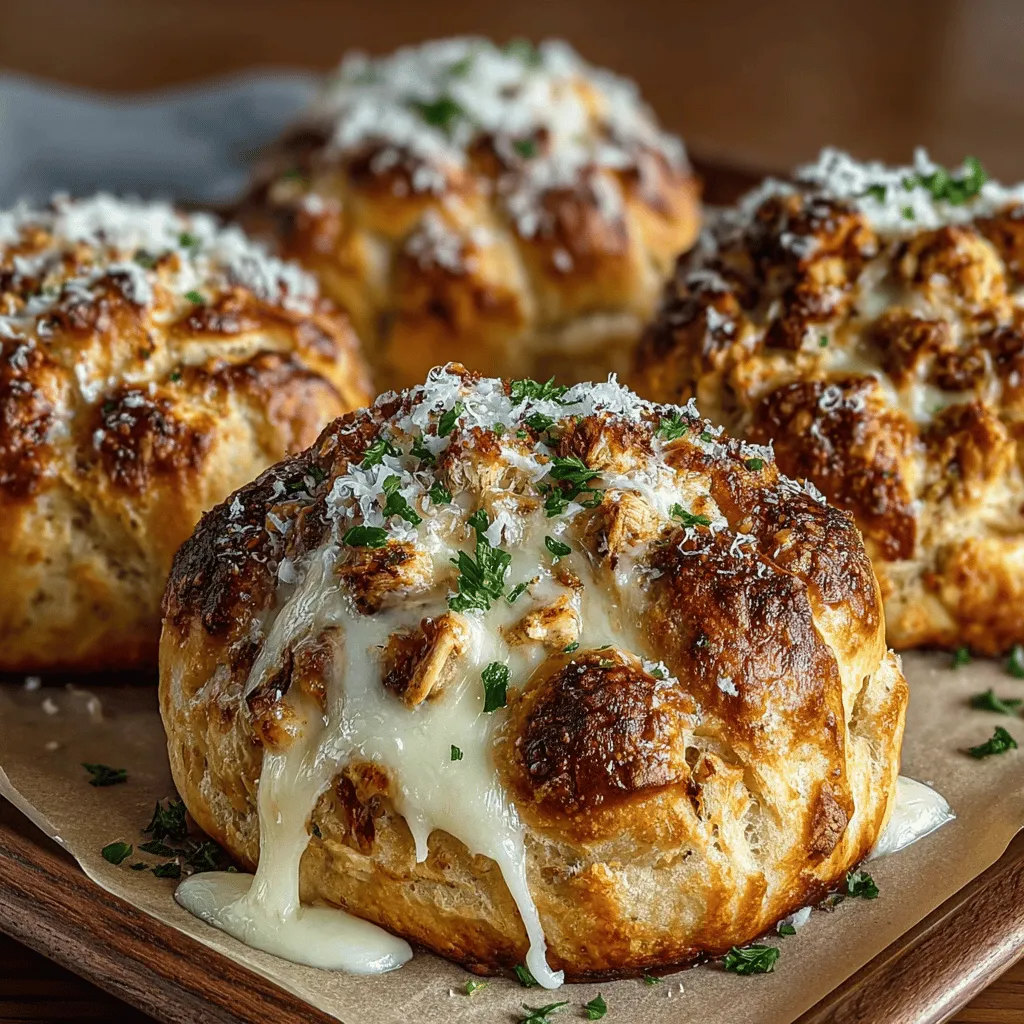 Mini Chicken Alfredo Biscuit Bombs are an innovative culinary creation that combines the heartwarming essence of comfort food with the ease of modern cooking. These delightful bites encapsulate a creamy chicken Alfredo filling wrapped in fluffy biscuit dough, making them a perfect option for busy weeknight dinners or fun gatherings with family and friends. The versatility of this dish means it can be served as an appetizer, a party snack, or even a main course, appealing to a wide range of palates.