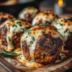 Cheesy Veggie-Packed Baked Meatballs: A Comfort Food Delight