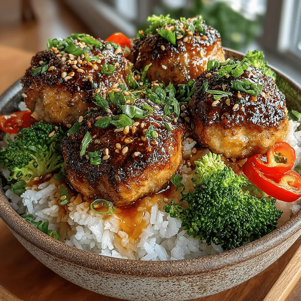 In the fast-paced world we live in, the quest for easy yet flavorful meals has never been more crucial. Enter the Sweet & Sticky Honey Garlic Chicken Meatball Bowls, a delightful dish that combines the savory goodness of meatballs with a luscious honey garlic sauce, all served over a bed of rice or noodles. This recipe not only tantalizes the taste buds but also offers a comforting embrace of flavors, making it an ideal choice for family dinners or meal prep. Whether you're looking to impress guests or simply want a satisfying meal on a busy weeknight, these meatball bowls have you covered.