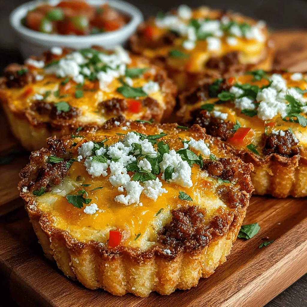 Breakfast quiches have long held a special place in the hearts of food lovers, celebrated for their versatility and the ability to cater to diverse tastes. These savory pies, typically filled with eggs, cheese, and an array of ingredients, can be adapted to suit any meal occasion, from leisurely brunches to quick weekday breakfasts. In this article, we’ll explore the delightful Mini Taco Quiche Breakfast Bites, a fun and flavorful twist on the traditional quiche that brings together the beloved flavors of tacos and the wholesome goodness of breakfast.