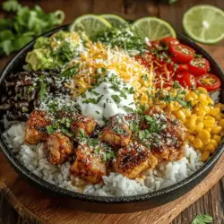 Tex-Mex cuisine has gained immense popularity across the United States and beyond, celebrated for its bold flavors and comforting ingredients. This delightful fusion combines traditional Mexican cooking with American culinary influences, resulting in a unique and vibrant food culture that appeals to many. One standout dish that embodies the essence of Tex-Mex is the Tex-Mex Chicken Burrito Bowl, a versatile and nutritious meal option that captures the hearts and taste buds of food enthusiasts everywhere.
