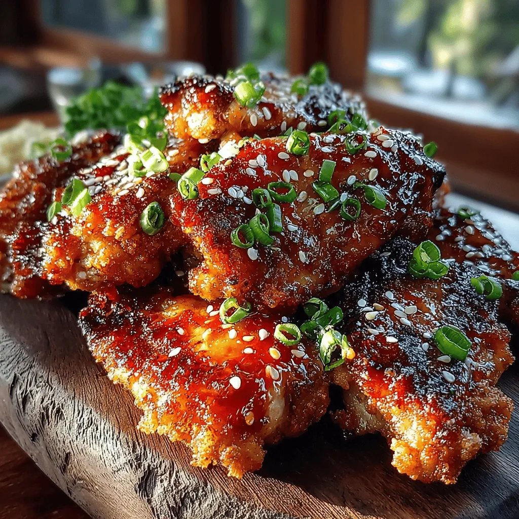 Fiery Sweet Sriracha Honey Chicken Wings