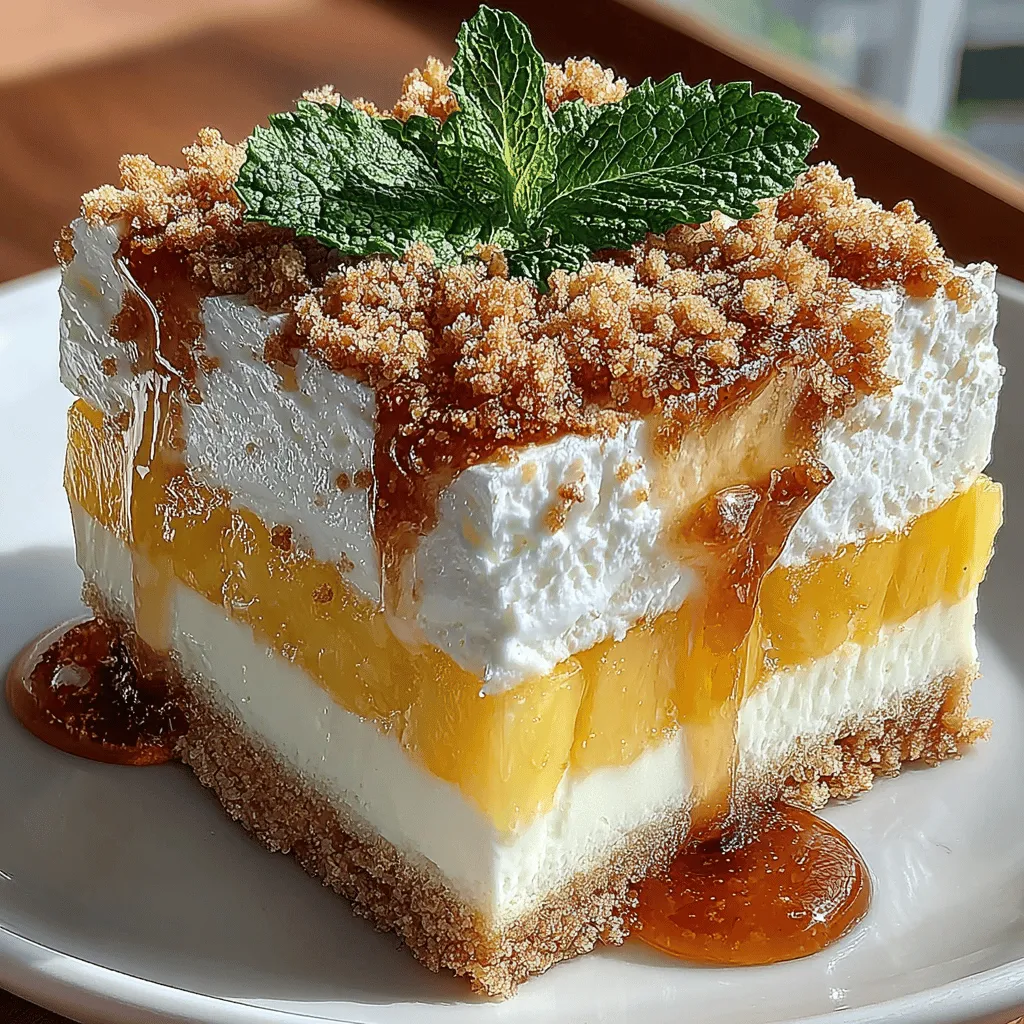 To create these Tropical Dream Frozen Pineapple Vanilla Cream Slices, it’s essential to understand the ingredients that contribute to their vibrant flavor and delightful texture. Each component plays a significant role in crafting a dessert that's not only delicious but also packed with nutritional benefits.