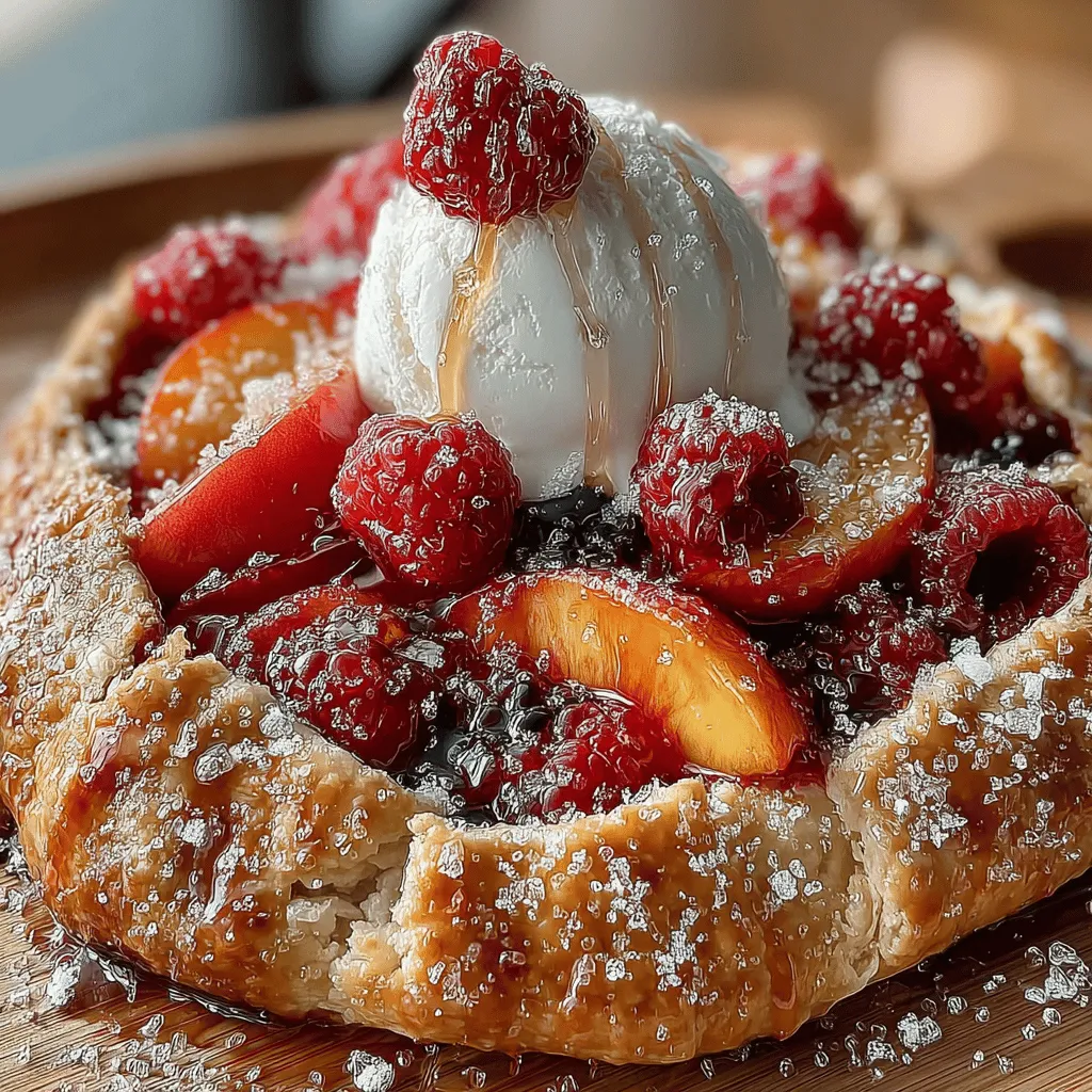 When it comes to summer desserts, few options are as charming and versatile as a galette. This rustic French pastry, characterized by its freeform shape, offers a delightful canvas for showcasing seasonal fruits. The Peach Raspberry Summer Galette is particularly appealing, combining the juicy sweetness of ripe peaches with the tartness of fresh raspberries. This combination not only tantalizes the taste buds but also creates a vibrant visual display that embodies the essence of summer.