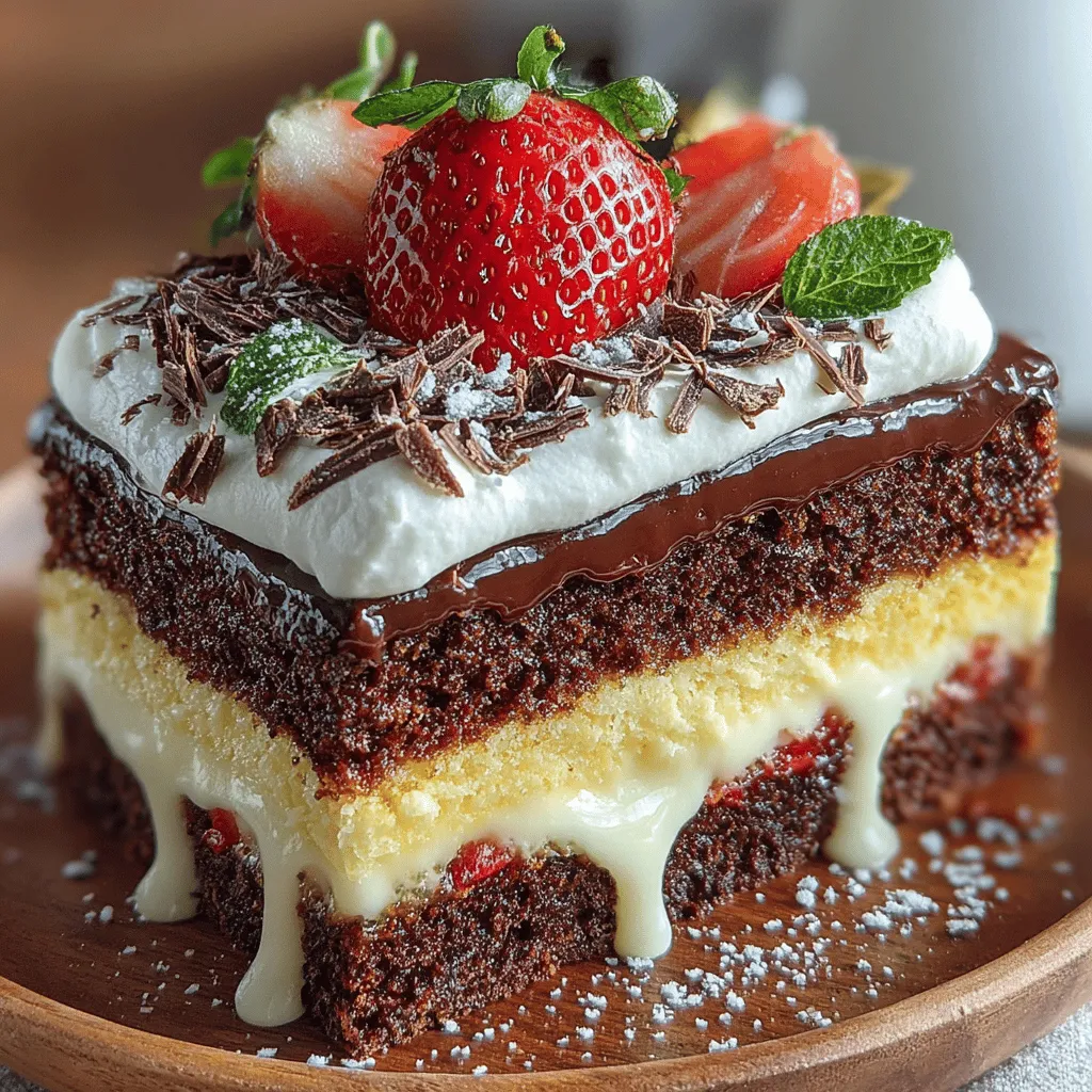When it comes to desserts that captivate both the eyes and the taste buds, the Decadent Creamy Neapolitan Cake stands out as a true masterpiece. This visually stunning cake harmoniously blends three classic flavors—chocolate, vanilla, and strawberry—into a single, indulgent experience. Perfect for special occasions and family gatherings, this cake offers an impressive presentation and a homemade touch that delights everyone, from children to adults. The satisfaction of creating this multi-layered cake from scratch only adds to its allure, making it a favorite for those who enjoy baking.