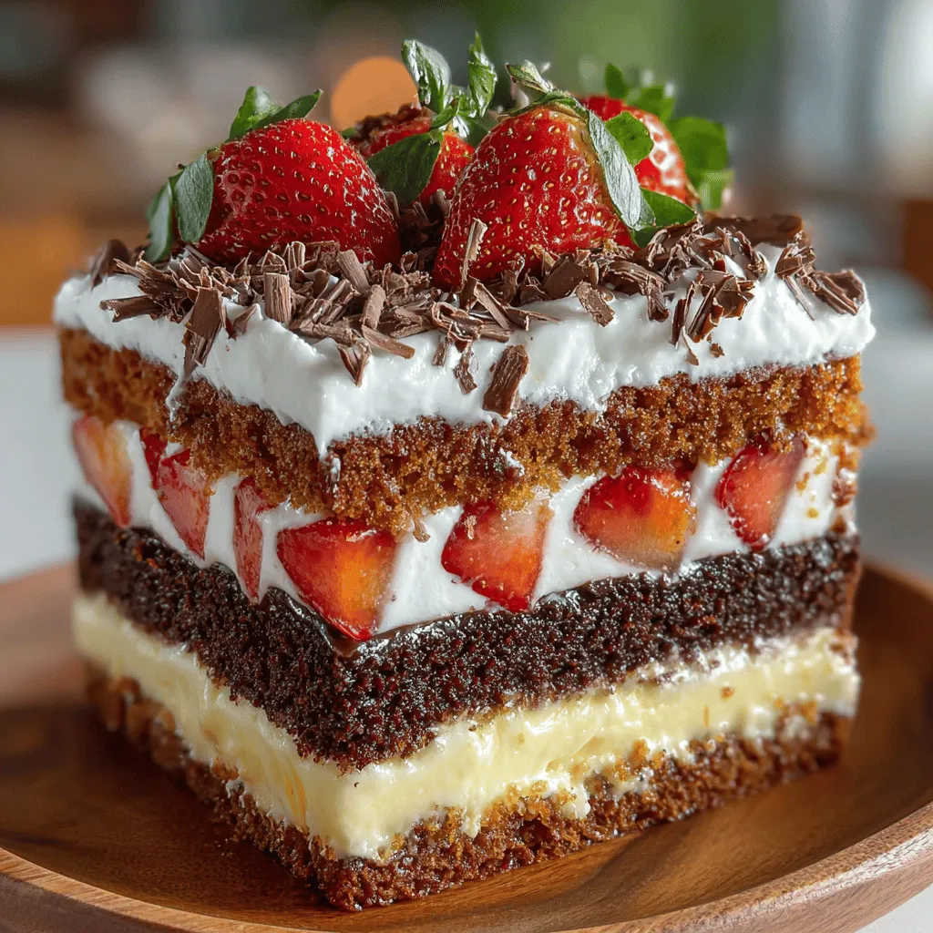 When it comes to desserts that captivate both the eyes and the taste buds, the Decadent Creamy Neapolitan Cake stands out as a true masterpiece. This visually stunning cake harmoniously blends three classic flavors—chocolate, vanilla, and strawberry—into a single, indulgent experience. Perfect for special occasions and family gatherings, this cake offers an impressive presentation and a homemade touch that delights everyone, from children to adults. The satisfaction of creating this multi-layered cake from scratch only adds to its allure, making it a favorite for those who enjoy baking.