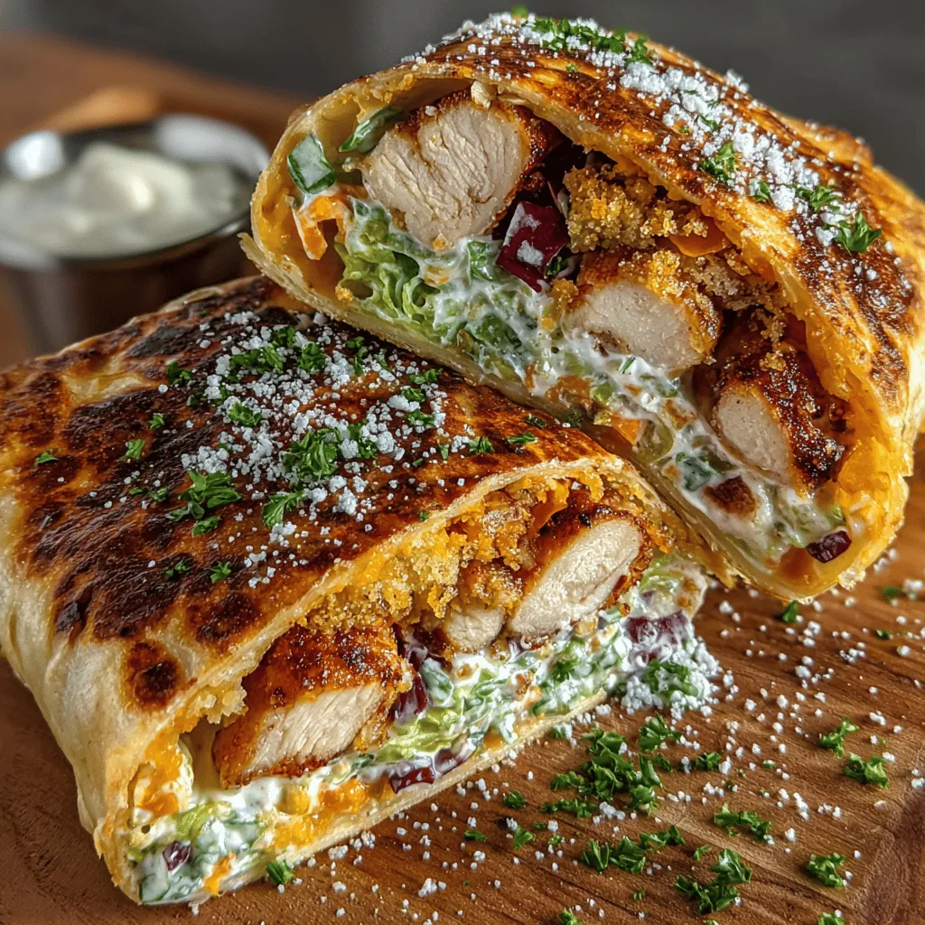 Wraps have gained immense popularity in the culinary world, providing a convenient and versatile meal option that appeals to a wide range of tastes. From quick lunches to satisfying dinners, wraps can be customized to suit any palate, making them a favorite for busy families and health-conscious individuals alike. One standout option among the myriad of wrap recipes is the Mini Chicken Caesar Crunch Wrap. This dish not only brings together the classic flavors of a Caesar salad but also incorporates a delightful crunch that elevates the entire experience.