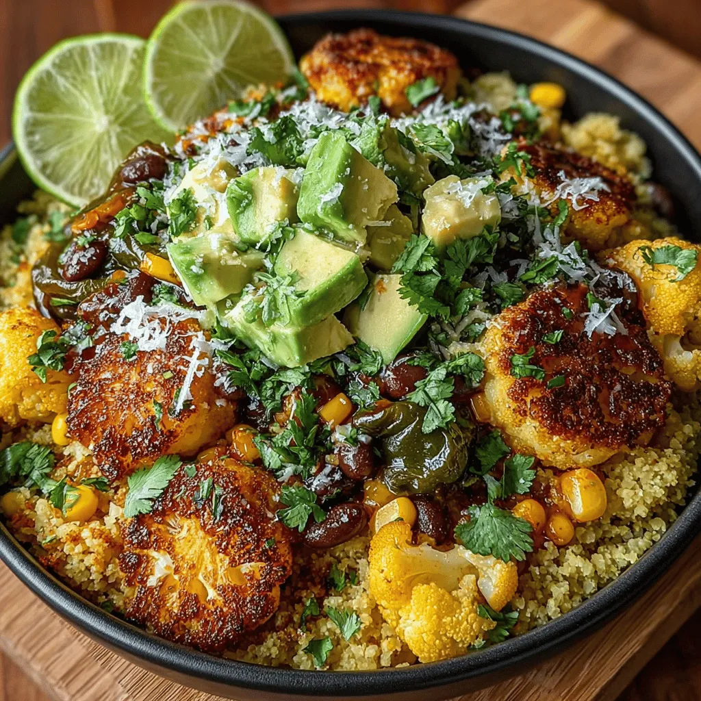 If you're looking for a vibrant and flavorful dish that tantalizes the taste buds while keeping health in mind, the Spicy Hatch Chili Cauliflower Rice Bowl is an ideal choice. This recipe marries the unique, smoky flavor of Hatch green chiles with the nutritional powerhouse that is cauliflower rice, creating a bowl that is not only satisfying but also a feast for the senses. Whether you're seeking a quick weeknight dinner or a meal prep option for the week ahead, this dish delivers on all fronts—taste, nutrition, and ease of preparation.