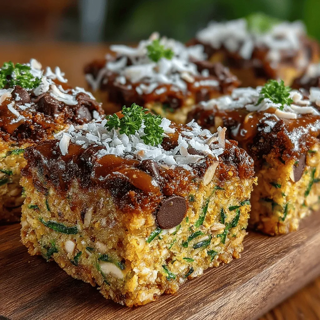 Understanding the nutritional benefits of the ingredients in your No-Bake Zucchini Oat Bars can enhance your appreciation for this healthy treat. Each component contributes unique health benefits, making these bars a wholesome choice for snacking.