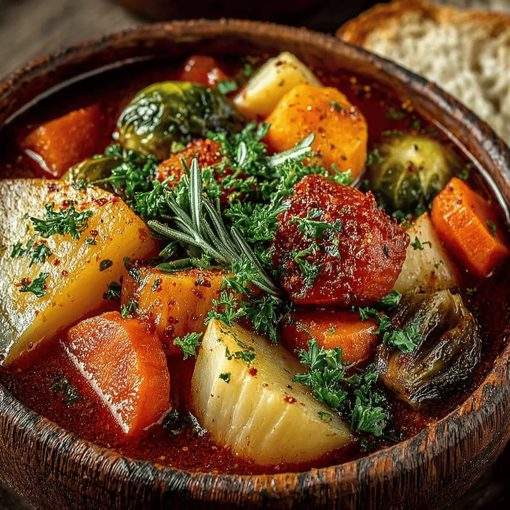As the days grow shorter and the air turns crisp, there’s nothing quite like a warm, hearty stew to celebrate the flavors of fall. The Harvest Harmony Crockpot Fall Veggie Stew is a delightful recipe that encapsulates the essence of the autumn season, offering a comforting meal that nourishes both the body and soul. This stew is not only a celebration of seasonal produce but also a blessing for those with busy schedules or anyone looking to enjoy a cozy weekend meal without spending hours in the kitchen. With the help of a slow cooker, the heavy lifting is handled for you, allowing you to savor the rich aromas and flavors that waft through your home as it cooks.
