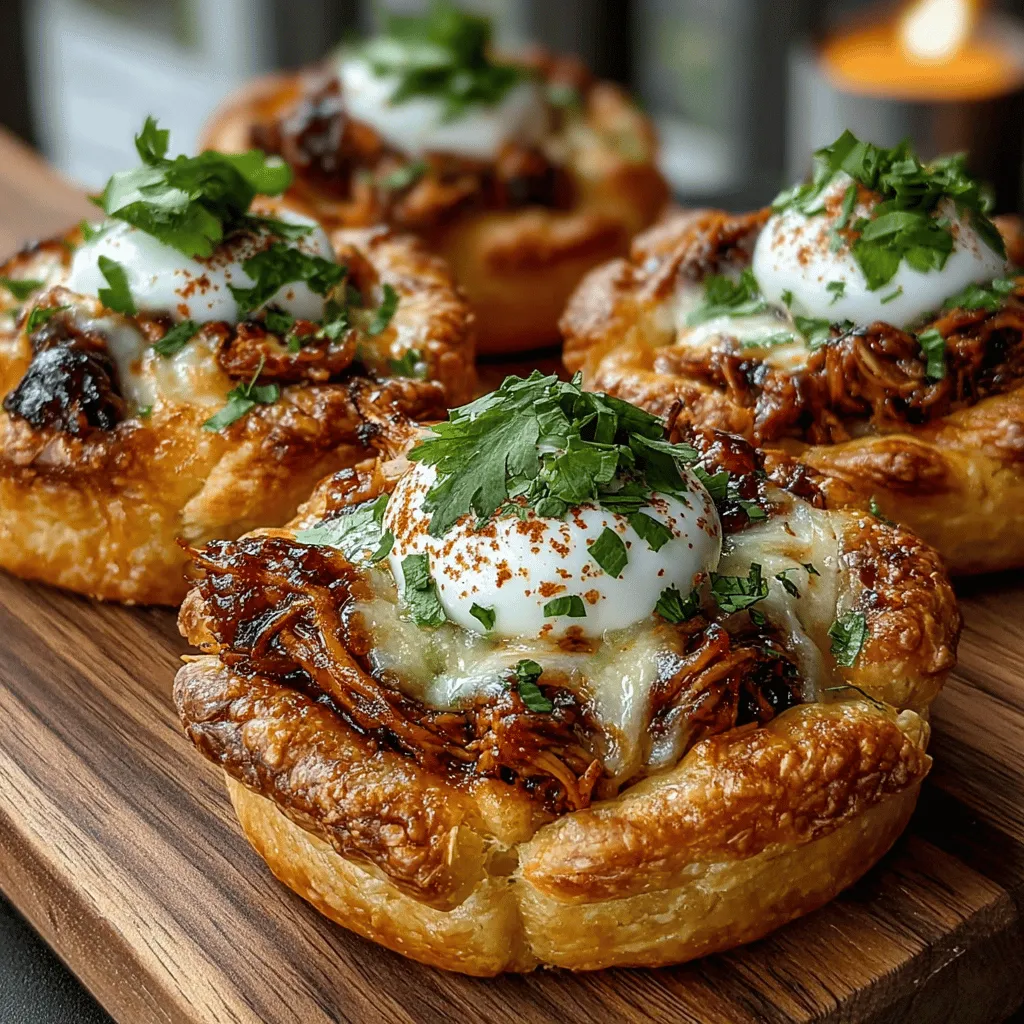 Mini BBQ Chicken Pizza Tarts Recipe