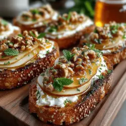 Pear & Honey Ricotta Toast: A Delicious and Nutritious Delight