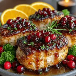 Cranberry Orange Glazed Chicken