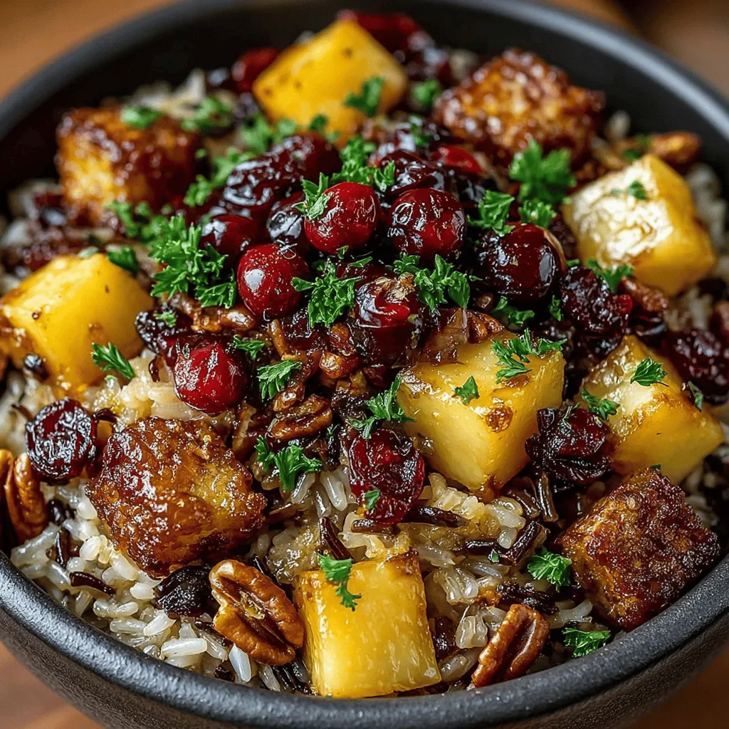 As the leaves turn and the air becomes crisp, the festive spirit begins to blossom, inviting us to gather around the table with family and friends. One dish that captures the essence of this season is the Festive Cranberry Apple Wild Rice Pilaf. This vibrant and flavorful dish not only complements holiday feasts but also stands out as a nutritious option that brings warmth and comfort to any meal. With its delightful combination of sweet and savory flavors, this pilaf is sure to become a cherished addition to your holiday recipes.