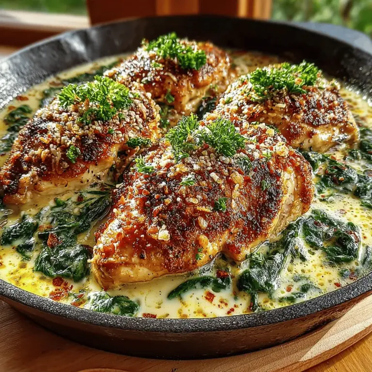 In the world of culinary delights, creamy chicken dishes hold a special place in the hearts and stomachs of many. Their indulgent textures and rich flavors make them a popular choice for home cooks and restaurant menus alike. Among these, the Creamy Garlic Parmesan Chicken Skillet stands out as a quintessential comfort food that brings warmth and satisfaction to any dining experience. The beauty of this dish lies not only in its creamy sauce but also in its simplicity, allowing you to whip up a delightful meal in just one skillet.