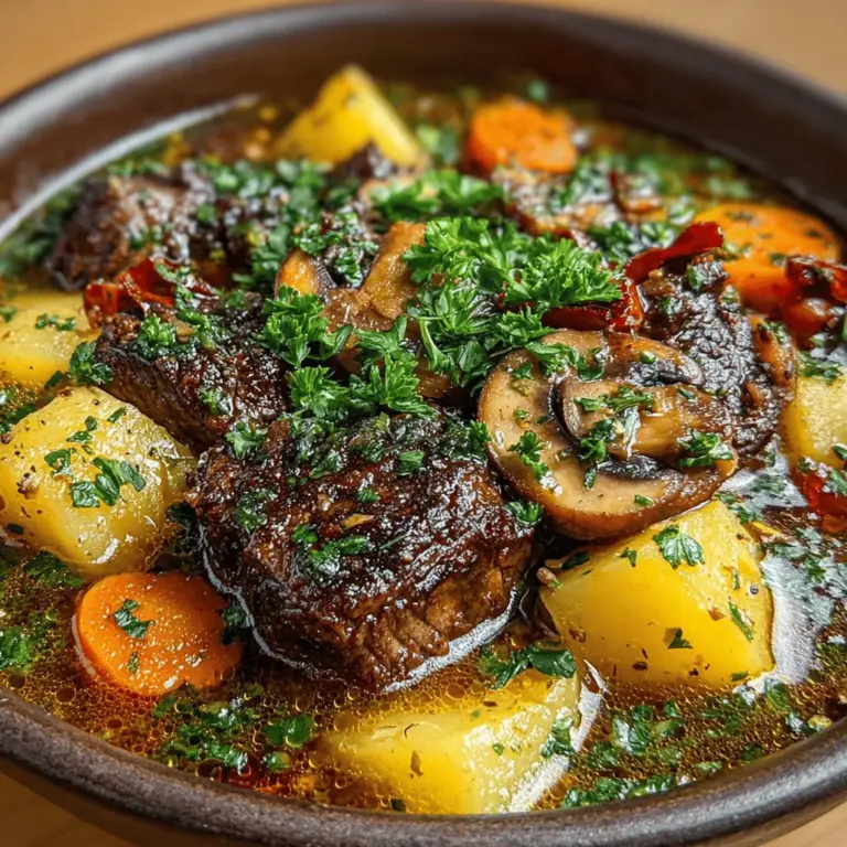 In the realm of comfort foods, few dishes can rival the warm embrace of a well-prepared beef stew. Among the myriad of recipes available, "Savory Slow Cooker Beef & Mushroom Delight" stands out as a quintessential choice for families and gatherings alike. This dish combines the rich flavors of tender beef, earthy mushrooms, and a medley of vegetables, all cooked to perfection in the convenience of a slow cooker. The result? A hearty meal that is both satisfying and full of depth, making it a perfect centerpiece for any occasion.