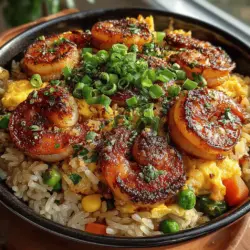 Savory Garlic Shrimp Fried Rice Recipe