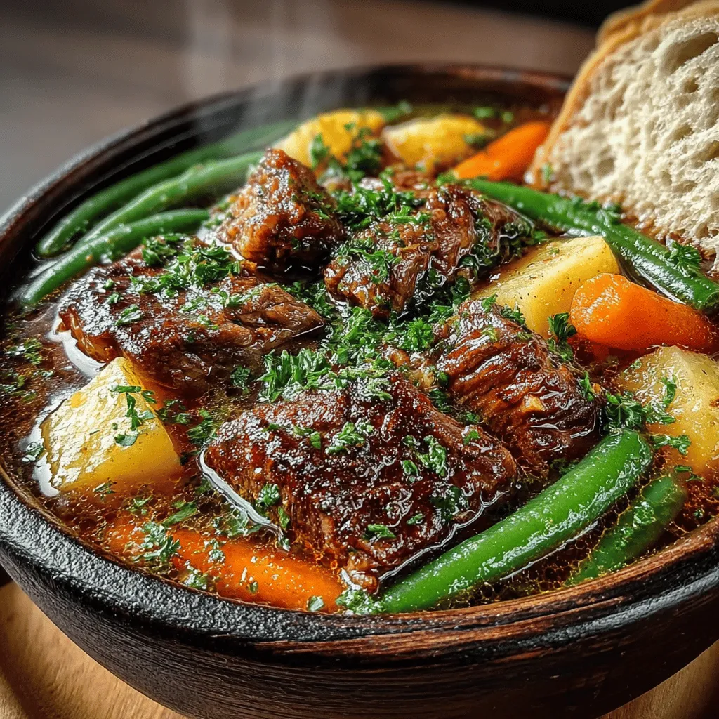 In a world that often prioritizes convenience over culinary enjoyment, the Hearty Slow Cooker Beef & Veggie Bliss stands out as a beacon of comfort food. This recipe brings together the robust flavors of tender beef and fresh vegetables, creating a dish that not only satisfies hunger but also warms the soul. Ideal for busy families or individuals who appreciate a nutritious meal with minimal effort, this stew is designed to simmer gently in your slow cooker, allowing the ingredients to meld together into a symphony of taste.