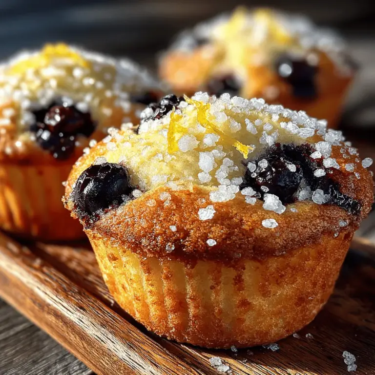 The aroma of freshly baked muffins wafting through the kitchen is one of life's simplest pleasures, especially in the morning. Breakfast muffins have become a cherished staple in American households, celebrated for their versatility and ease of preparation. These delightful baked goods provide a perfect balance of flavor and nutrition, making them an ideal choice for busy mornings or leisurely weekends. Among the myriad of muffin varieties, the Bright & Zesty Lemon Blueberry Breakfast Muffins stand out as a particularly refreshing option. This unique combination of zesty lemon and sweet blueberries not only tantalizes the taste buds but also offers a bright and uplifting start to the day.