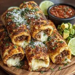 Crispy Baked Chicken Chimichangas