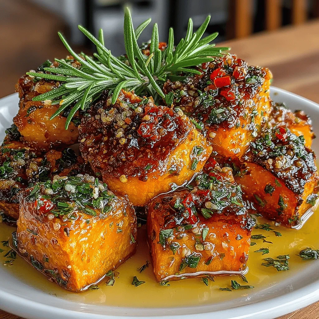 To achieve perfectly roasted Honey Butter Sweet Potatoes, the arrangement on your baking sheet is crucial. Start by preheating your oven to 425°F (220°C). After you’ve tossed your cubed sweet potatoes in the honey butter mixture, it’s time to spread them out.