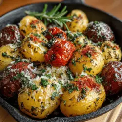 Sizzling Garlic Herb Skillet Potatoes: A Flavorful Delight