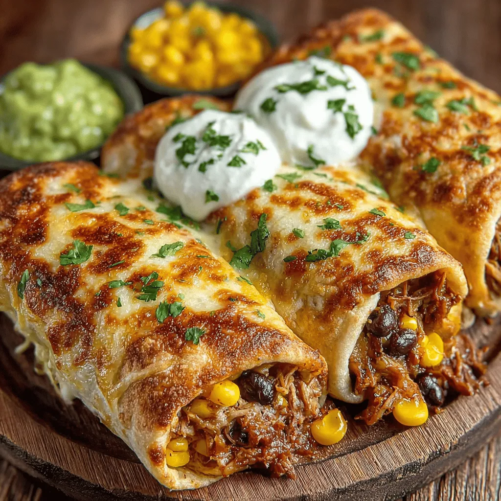 Crispy baked chicken chimichangas are a delightful fusion of flavors and textures that have earned their place as a beloved dish in many households. This Mexican-inspired meal combines the comfort of a warm tortilla with savory shredded chicken, beans, and cheese, all encased in a golden, crispy exterior. Unlike their deep-fried counterparts, the baked version offers a lighter option without sacrificing taste, making them a go-to for those who crave a satisfying meal that won't weigh them down.