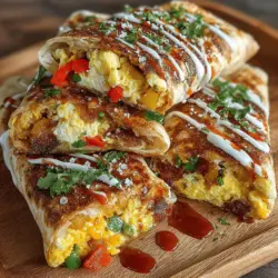 Savory Bacon & Egg Breakfast Wraps
