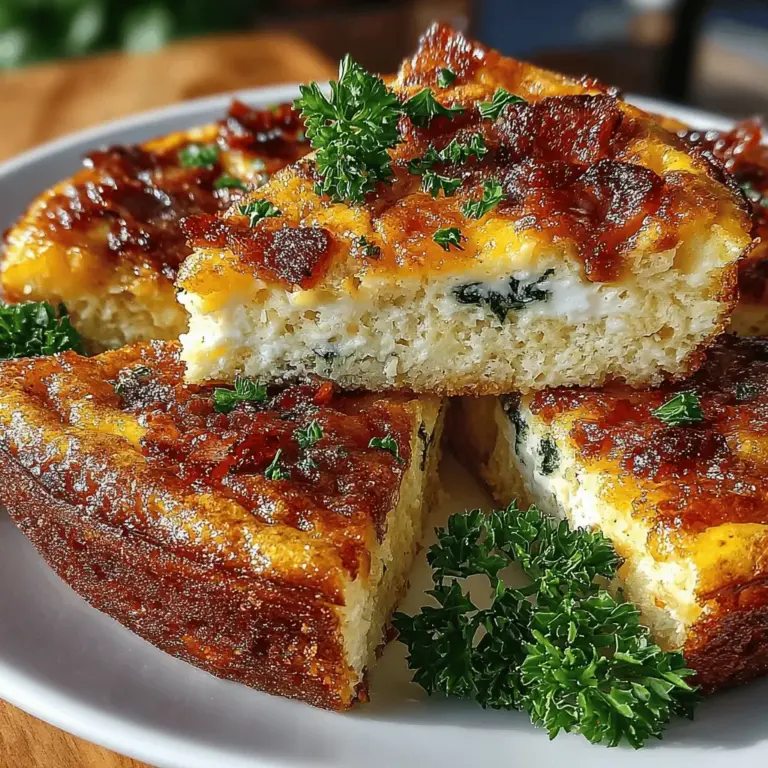 When it comes to breakfast options that are both versatile and nutritious, egg bakes stand out as a popular choice among home cooks and food enthusiasts alike. These hearty dishes can be easily customized, making them ideal for feeding a crowd or meal prepping for the week ahead. One recipe that perfectly embodies the essence of an egg bake is the Savory Bacon & Spinach Egg Bake. This delightful dish combines the rich flavors of crispy bacon, fresh spinach, and creamy cheese, creating a harmonious blend of textures and tastes that will satisfy any morning craving.