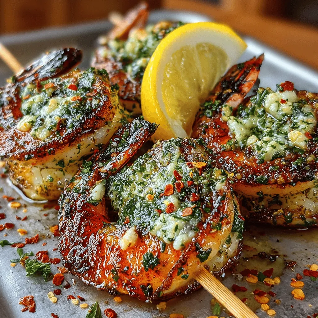 Welcome to the culinary delight of Garlic Butter Roasted Shrimp Skewers, a dish that embodies the perfect marriage of simplicity and sophistication. Shrimp, with its delicate texture and mild flavor, has long been a favorite in kitchens around the globe. Whether grilled, sautéed, or roasted, shrimp offers a versatility that makes it suitable for a wide variety of dishes. Among these, shrimp skewers stand out not just for their ease of preparation, but also for their stunning presentation and ability to absorb the rich flavors of accompanying ingredients.