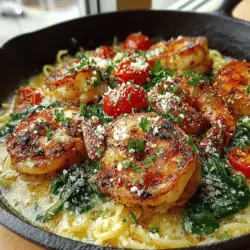 Creamy Garlic Butter Shrimp Skillet Recipe