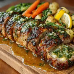Savory Garlic Herb Roasted Pork Tenderloin