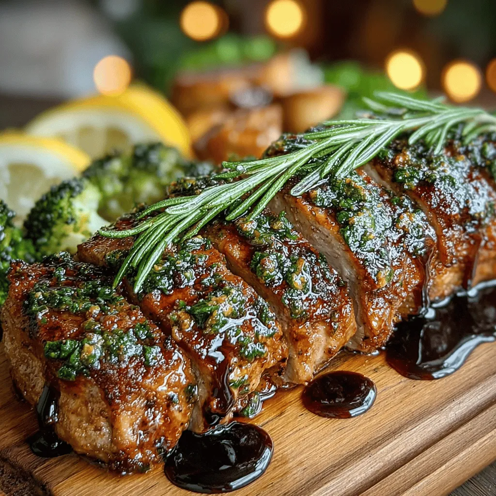 To achieve a flavorful and aromatic Garlic Herb Roasted Pork Tenderloin, the marinating process is crucial. Start by preparing your marinade, which typically consists of minced garlic, fresh herbs such as rosemary and thyme, olive oil, salt, and pepper. Once your marinade is ready, place the pork tenderloin in a resealable plastic bag or a shallow dish. Pour the marinade over the pork, ensuring it is thoroughly coated.