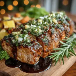 Garlic Herb Roasted Pork Tenderloin