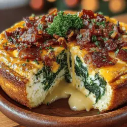 Savory Bacon & Spinach Egg Bake: A Deliciously Hearty Recipe