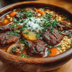 Hearty Slow Cooker Beef & Barley Soup: A Comforting Recipe for All Occasions